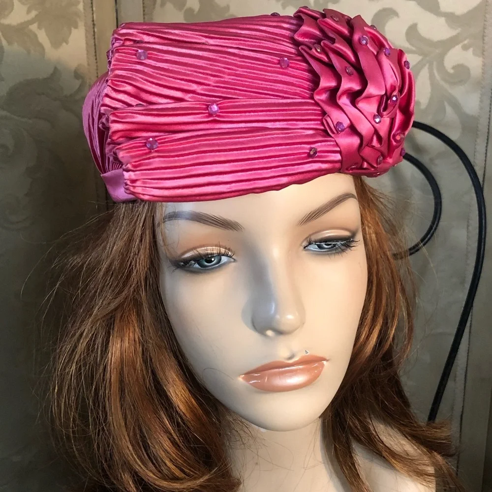 Vintage Hot Pink Hat - Picture 2 of 16